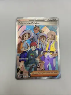 Friends in Paldea Illustration Rare 137/131 Pokemon Prismatic Evolutions Card NM - Image 2