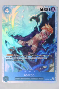 One Piece Card Game Marco PRB02-008 SR English - Image 1