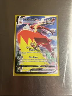 Pokemon TCG Blaziken VMAX Silver Tempest Ultra Rare Card TG15/TG30 Excellent - Image 1