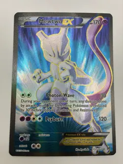 Pokemon Mewtwo EX Full Art TCG Card 157/162 XY Breakthrough - Near Mint - Image 2