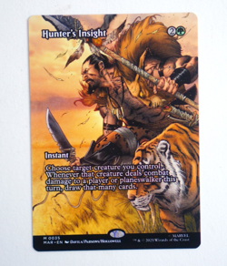 Spider-Man Magic the Gathering Hunter's Insight #0035 Mythic Rare Showcase Card - Image 1