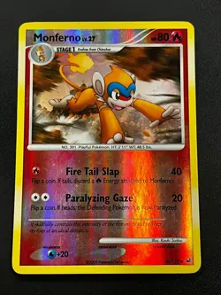 Monferno 56/127 - Platinum Base Set Reverse Holo Pokemon TCG Card LP - Image 1