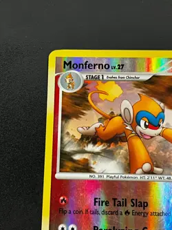 Monferno 56/127 - Platinum Base Set Reverse Holo Pokemon TCG Card LP - Image 5