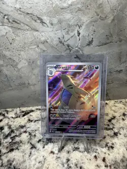 Pokemon TCG Tyranitar Scarlet & Violet Paldea Evolved Holo Card - Image 1