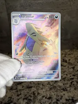 Pokemon TCG Tyranitar Scarlet & Violet Paldea Evolved Holo Card - Image 2