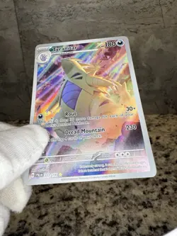 Pokemon TCG Tyranitar Scarlet & Violet Paldea Evolved Holo Card - Image 3