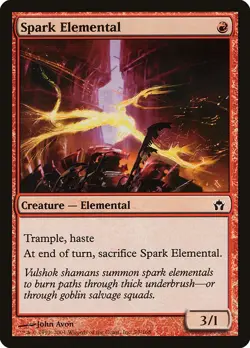 SPARK ELEMENTAL - Fifth Dawn - MTG Magic the Gathering Card - Common - Image 1