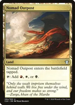 2x Nomad Outpost Commander 2020 LP MTG - Image 1
