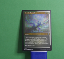 MTG MAT: Cosmic Rebirth March of the Machine: The Aftermath 0128 Etched Foil - Image 1