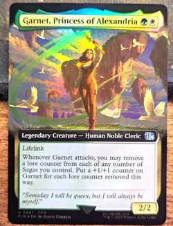 GARNET, PRINCESS OF ALEXANDRIA Extended Art Foil - Final Fantasy MTG - Image 1