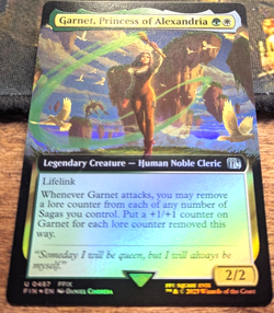 GARNET, PRINCESS OF ALEXANDRIA Extended Art Foil - Final Fantasy MTG - Image 2