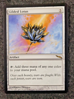 Magic The Gathering Mirrodin Gilded Lotus NM-MINT MTG TCG CCG..........(DS3D1L1) - Image 1