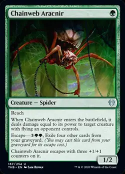 Chainweb Aracnir - Light Play MTG Theros Beyond Death - Image 1