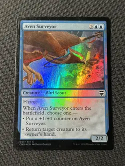 2020 MTG Wizards of the Coast Commander Legends foil Aven Surveyor #057/361 NM - Image 1