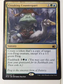 Croaking Counterpart - Innistrad: Midnight Hunt - Magic the Gathering MTG Nice! - Image 1