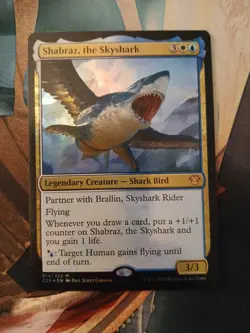 MTG Shabraz, the Skyshark FOIL Mythic Commander 2020 Magic the Gathering - Image 1
