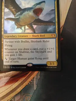 MTG Shabraz, the Skyshark FOIL Mythic Commander 2020 Magic the Gathering - Image 5