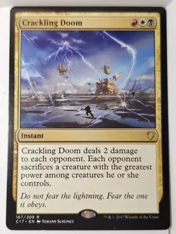 Crackling Doom - Commander: 2017 - Magic the Gathering MTG Nice! - Image 1