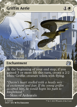 Griffin Aerie (REGULAR) x1 - MTG Wilds of Eldraine: Enchanting Tales WOT #5 - Image 1