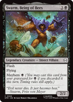 Swarm, Being of Bees (FOIL) x1 - MTG Marvel's Spider-Man SPM #69 - Image 1