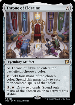 Throne of Eldraine (REGULAR) x1 - MTG Wilds of Eldraine Commander WOC #28 - Image 1