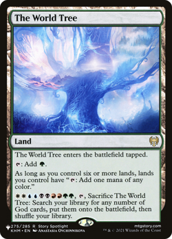 The World Tree (REGULAR) x1 - MTG The List PLST #KHM-275 - Image 1