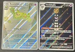 Pokemon - Gothitelle 211 & Reuniclus 212 - Scarlet & Violet Promo BlackStar NM/M - Image 1