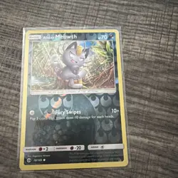Alolan Meowth 78/149 Common Sun & Moon Pokemon Card 2017 *Reverse holo* - Image 2