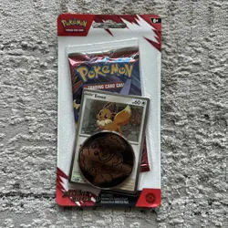 Pokemon TCG Destined Rivals Checklane Blister Pack with Eevee Promo SET OF 13 - Image 1
