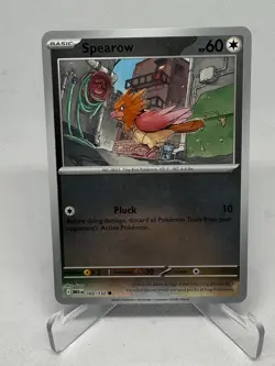 2025 Pokemon Mega Evolution SPEAROW REVERSE HOLO NM 102/132 - Image 1