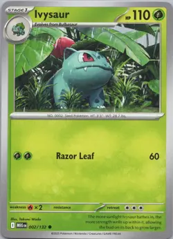 002/132 - Ivysaur - Mega Evolution - Pokemon - NM/M - MEG - Image 1