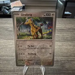 Pokemon Paldea Evolved 154/193 Girafarig Reverse Holo - Image 1