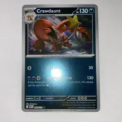 Crawdaunt 085 2025 Pokemon Mega Evolution Reverse Holo - Image 1