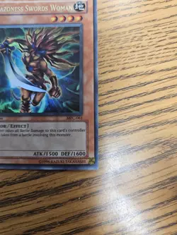Yugioh! LP Amazoness Swords Woman - MFC-061 - Ultra Rare - 1st Edition - Image 2