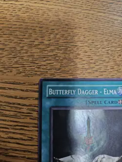 Yugioh Butterfly Dagger - Elma DCR-032 Super Rare 1st Ed MP - Image 4