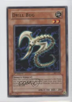 Drill Bug 1st Ed. YuGiOh Pharaoh's Servant #PSV-078 2002 READ - Image 1
