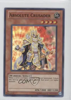 Absolute Crusader Unlimited YuGiOh Generation Force #GENF-EN036 - Image 1