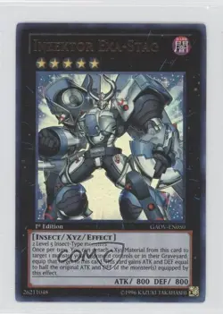 Inzektor Exa-Stag 1st Ed. YuGiOh Galactic Overlord #GAOV-EN050 - Image 1