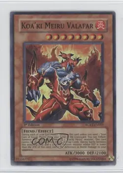 Koa'ki Meiru Valafar 1st Ed. YuGiOh Raging Battles #RGBT-EN021 2009 - Image 1