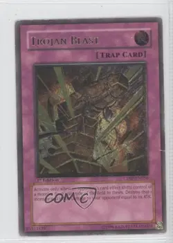 UL - Trojan Blast 1st Ed. YuGiOh Cyberdark Impact #CDIP-EN056 2006 READ - Image 1