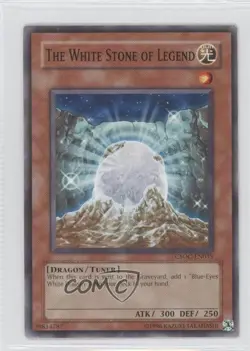 The White Stone of Legend Unlimited YuGiOh Crossroads Chaos #CSOC-EN035 2008 - Image 1