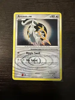 2009 Platinum - Arceus Set Pokemon Card AR5 Arceus LP - Image 1