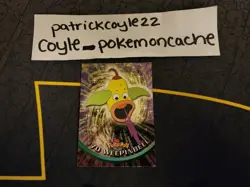 Weepinbell #70 Holo Pokemon Topps Series 1 Card (Black Label) LP front/NM back - Image 2