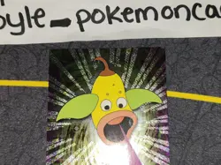 Weepinbell #70 Holo Pokemon Topps Series 1 Card (Black Label) LP front/NM back - Image 3