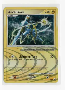 Arceus AR6 Holo Rare - Platinum Secret Rare Pokemon Card | Near Mint - Image 4