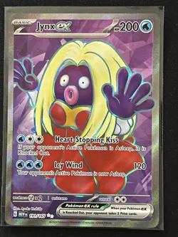 Pokemon TCG Scarlet & Violet 151 Jynx EX Ultra Rare Holo Card 191/165 - Image 1