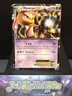 Pokemon Card Mewtwo EX BW45 Black & White Black Star Promo Light Play - Image 1
