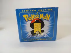 Pokemon Mewtwo 23k Gold Trading Card NEW IN BOX Burger King Toy - Image 3