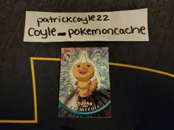 Weedle #13 Holo Pokemon Topps Series 1 Card (Black Label) NM - Image 2