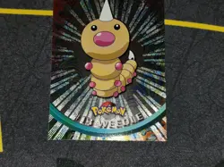 Weedle #13 Holo Pokemon Topps Series 1 Card (Black Label) NM - Image 4